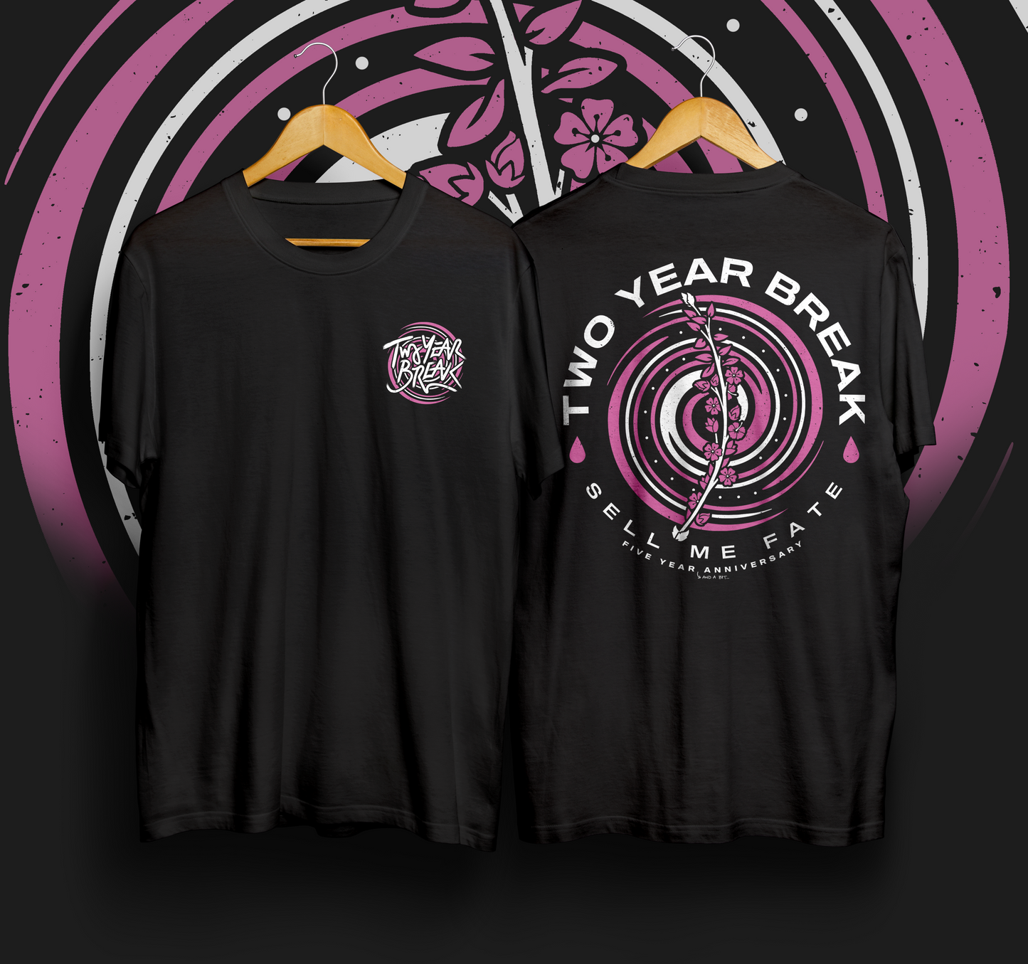 "Sell Me Fate" 5 Year Anniversary T-Shirt (Pink)