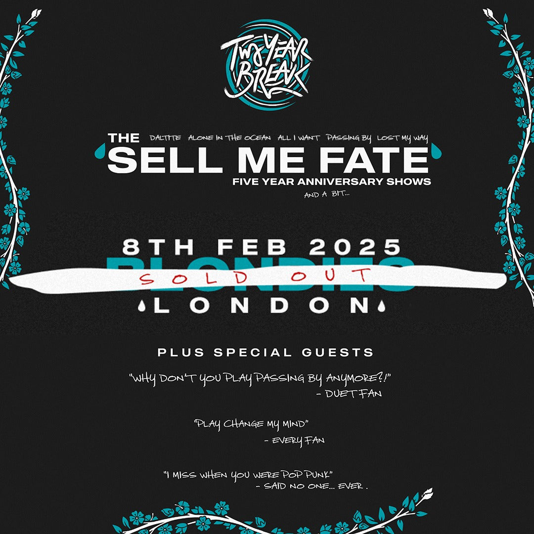 SELL ME FATE: LONDON 8TH FEBRUARY